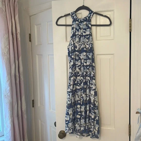 Skemo | Dresses | Blue Camo Dress | Poshmark